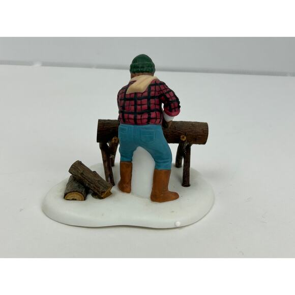 Department 56 Heritage Village Lumberjacks Set of 2 Figures w/ Box 56590 - Picture 6 of 16